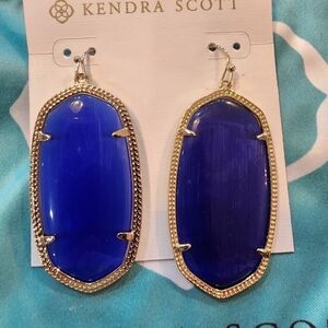 Kendra Scott Blue Drop Earrings